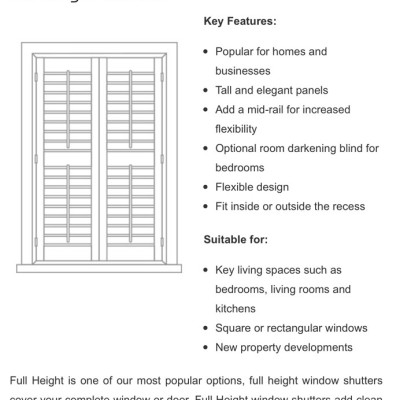 Full Height Shutters, Essex